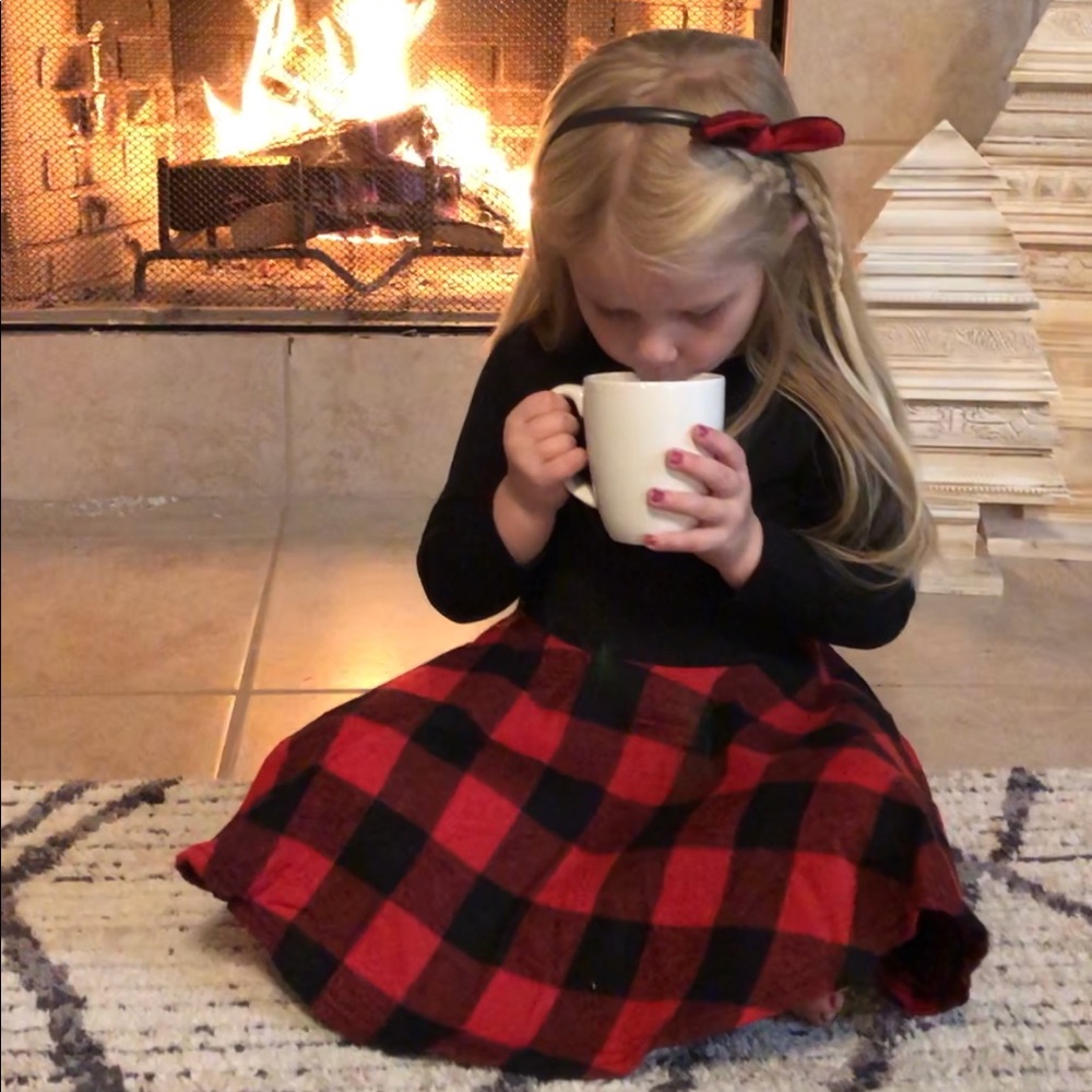 Sale!! ❤️ Black & Buffalo plaid dress